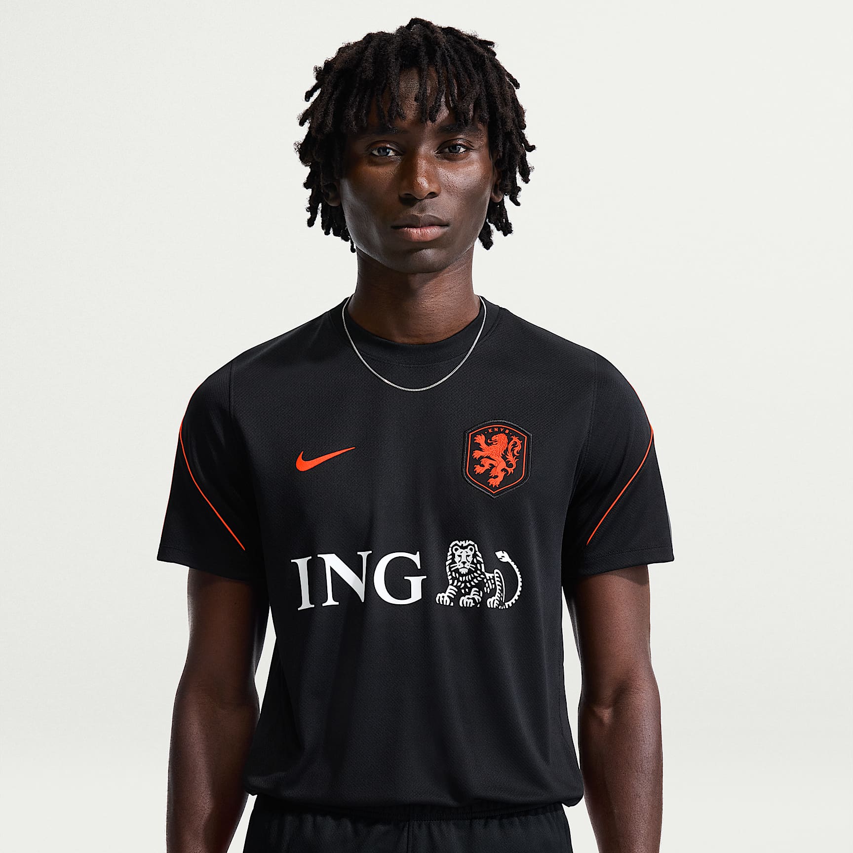 Netherlands Strike Men's Nike Soccer Dri-FIT Short-Sleeve Top